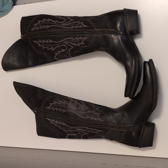 Ariat Murrieta Women's Brown Leather Riding Boots Size 9.5 - Picture 3 of 11